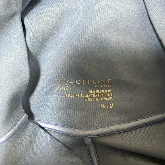 Aerie Offline Sky Blue Leggings - Picture 3 of 3